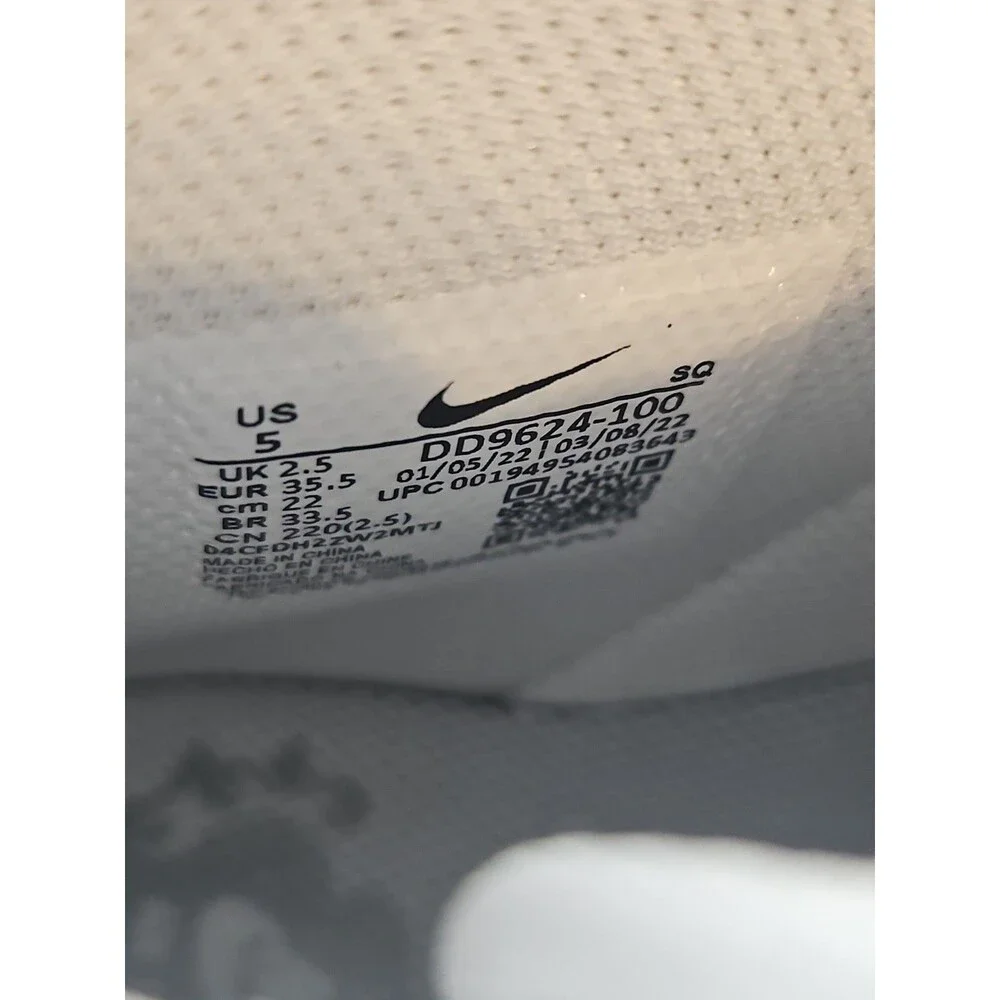 Size 5 Nike Air Force 1 High DD9624-100 Sneakers Women's White Leather Shoes NEW